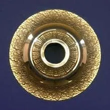 4-1/2" Cast Brass Canopy (1-1/16" center hole)