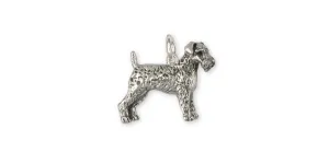 Airedale Terrier Charm Jewelry Sterling Silver Handmade Dog Charm AR10-C