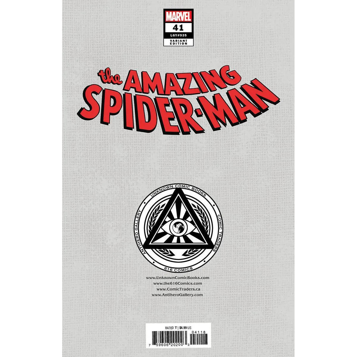 AMAZING SPIDER-MAN #41 [GW] UNKNOWN COMICS MIGUEL MERCADO EXCLUSIVE VAR (01/03/2024)