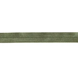 Army Green Fold Over Elastic Trim