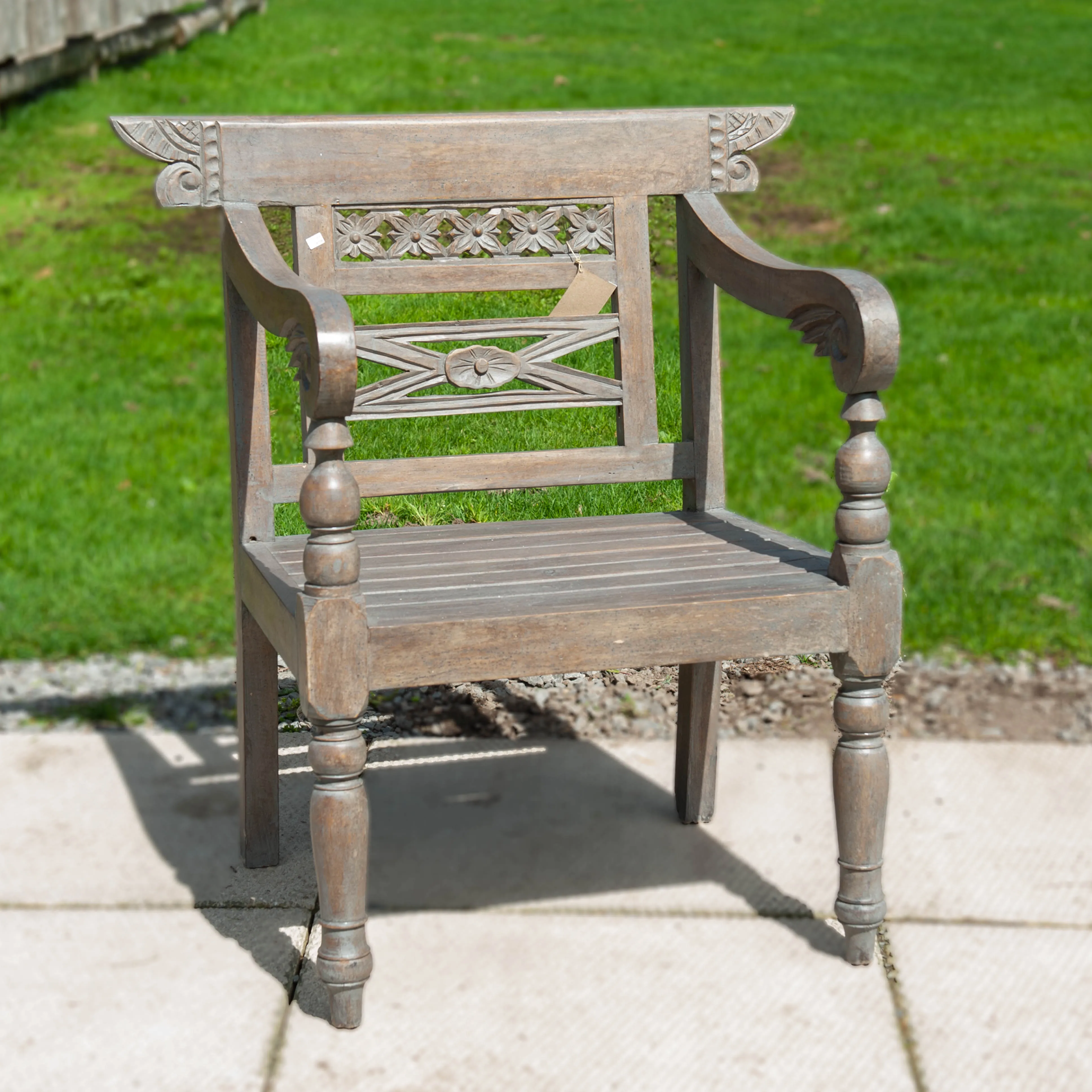 Batavia Carving Teak Chair