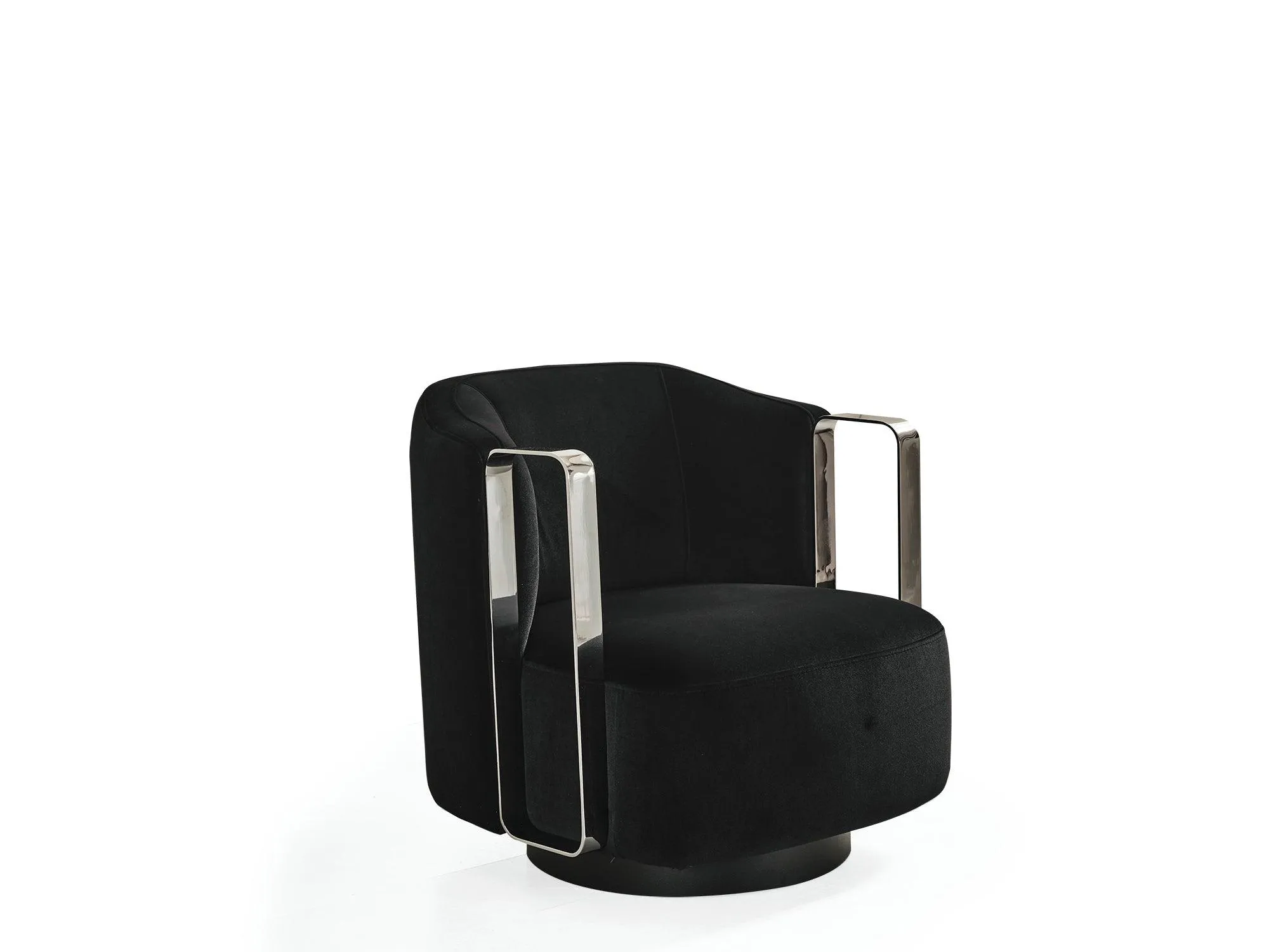 Caiden Accent Armchair Black