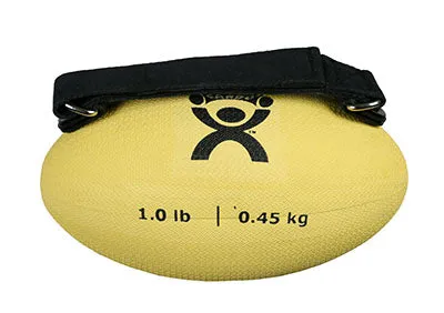 CanDo WaTE Ball - Hand-held Size - Yellow - 5" Diameter - 2.2 lb