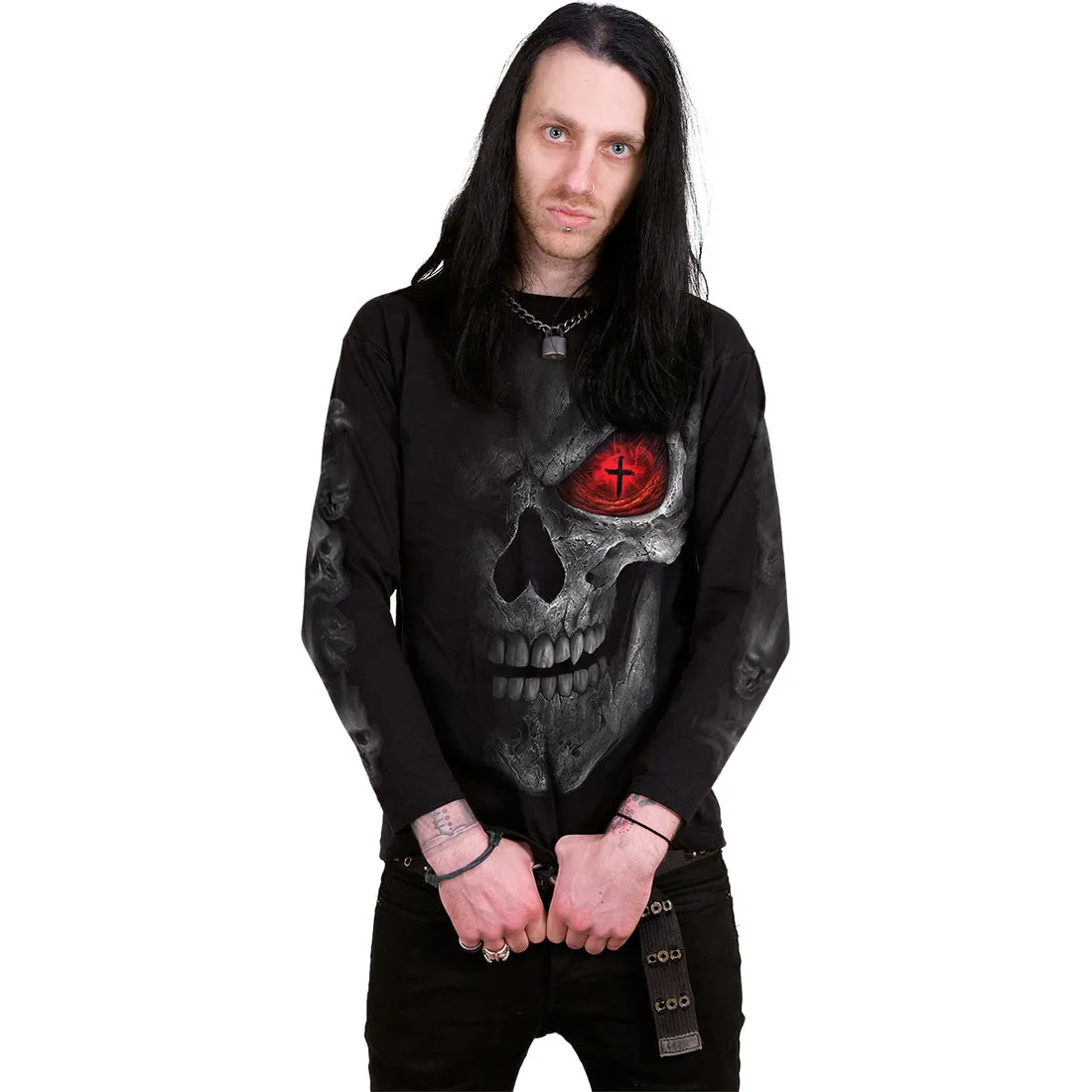 Death Stare - Longsleeve T-Shirt Black