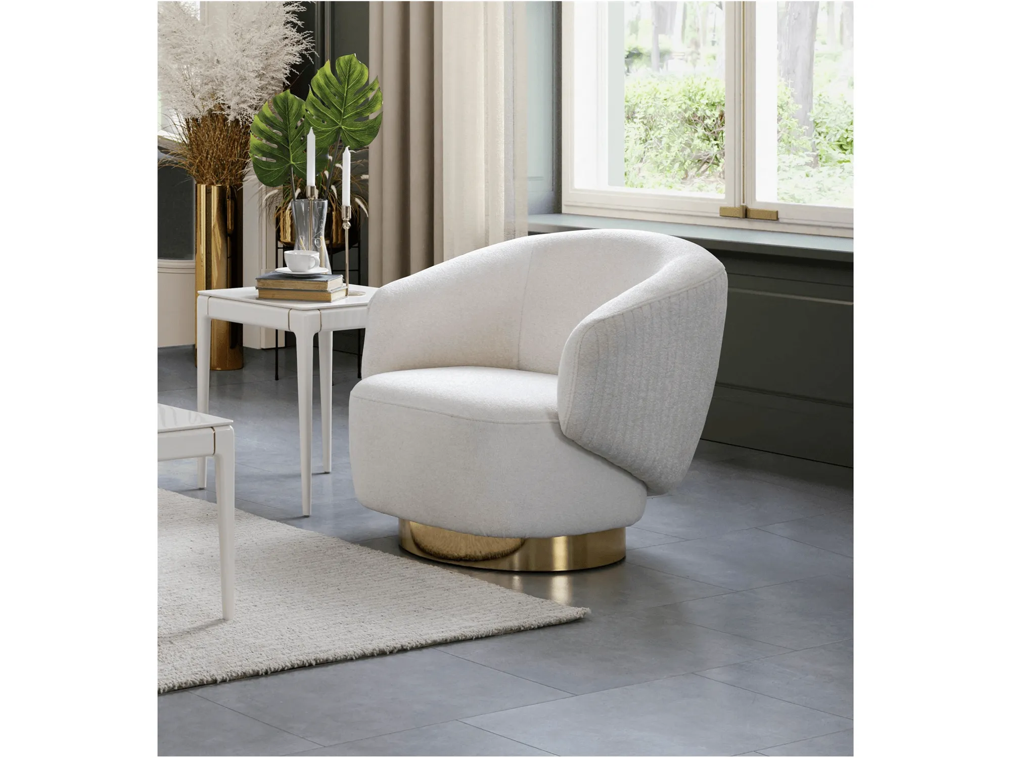 Erzin Swivel Accent Chair