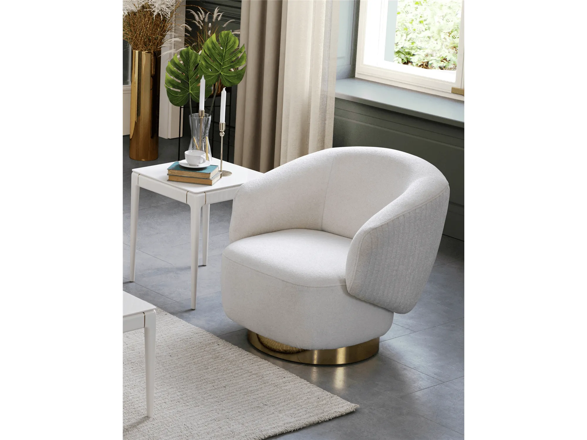 Erzin Swivel Accent Chair