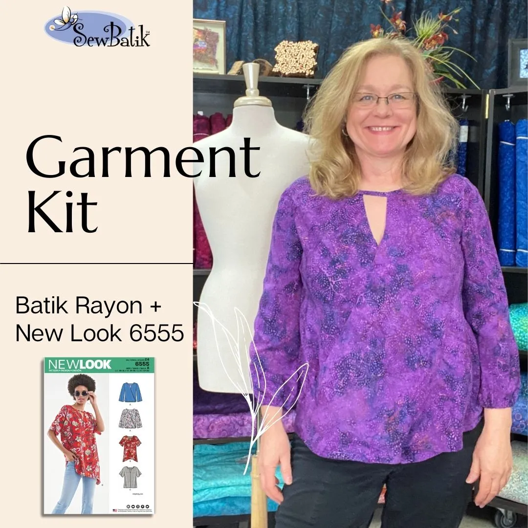 Garment Kit - Rayon Keyhole Top