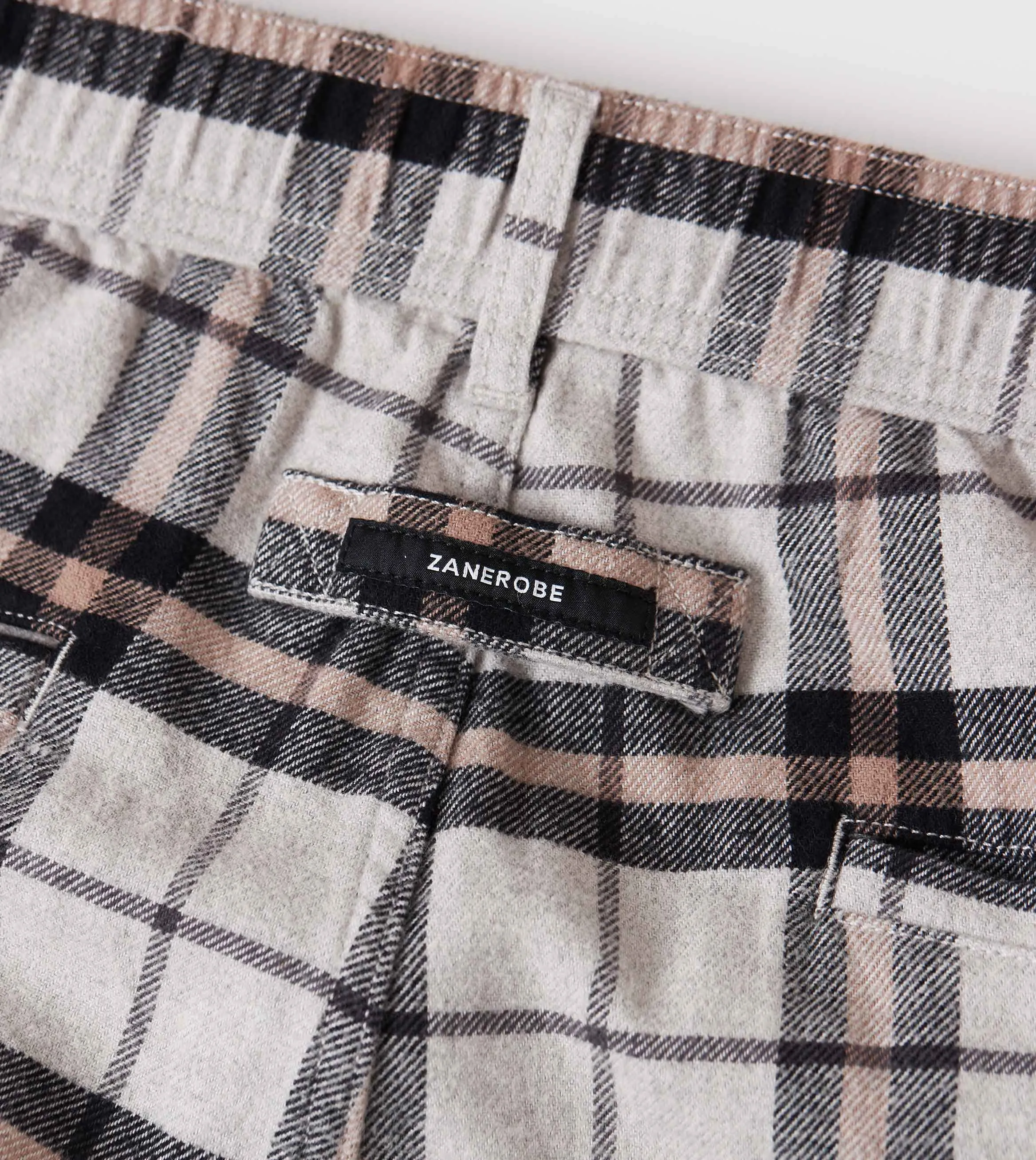 Hike Jumpa Plaid Pant Sandstone/Ash