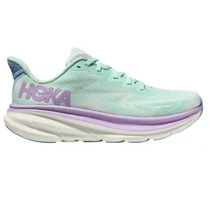 Hoka Women's Clifton 9 Sunlit Ocean / Lilac Mist Wide