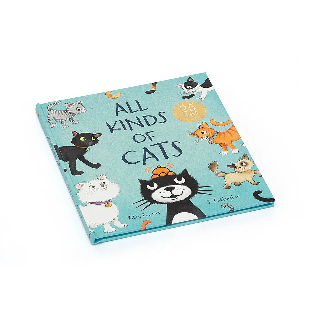 Jellycat All Kinds Of Cats Book H9" X W7"