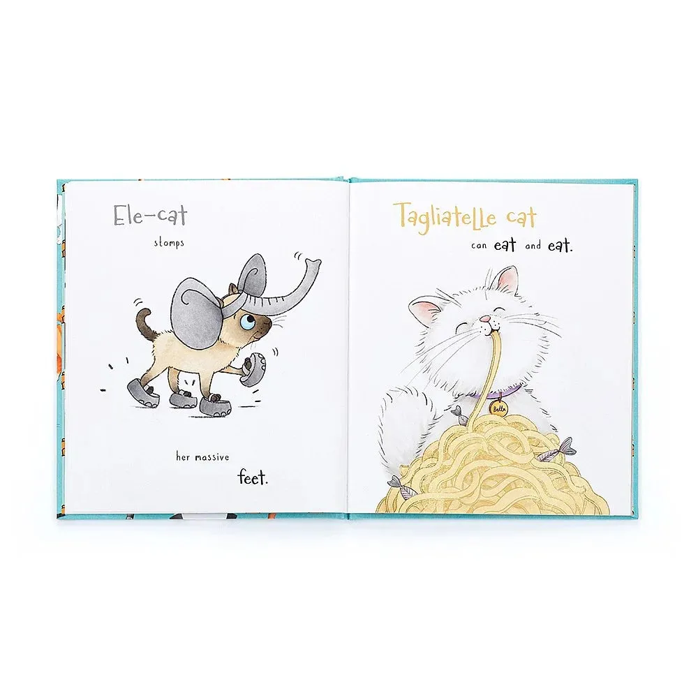 Jellycat All Kinds Of Cats Book H9" X W7"