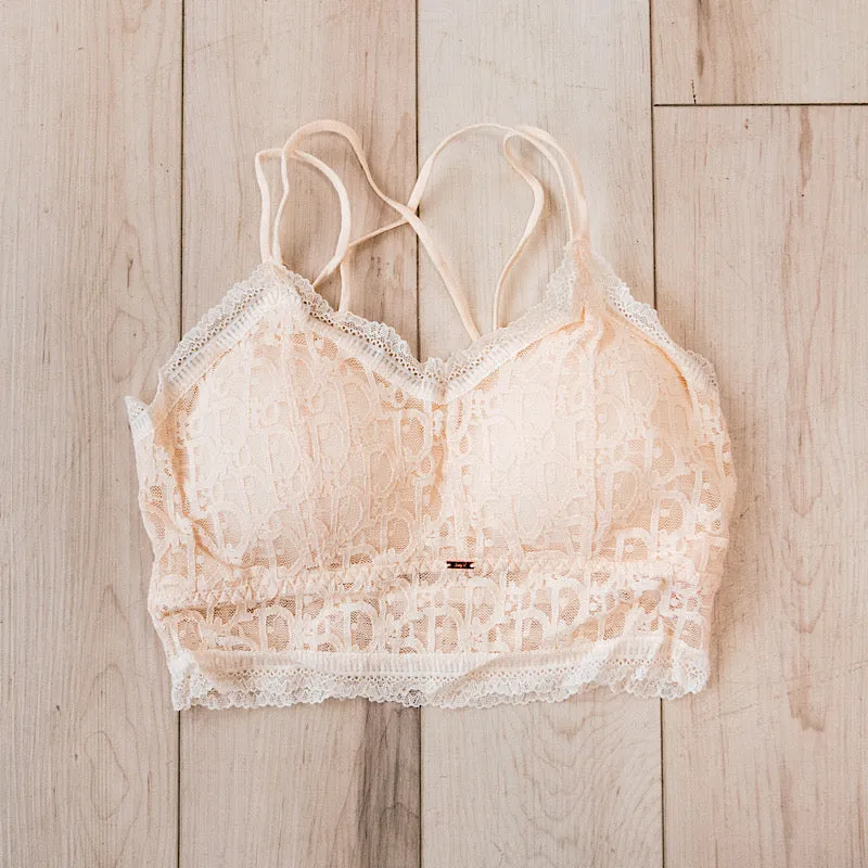 Micael Cream Lace Bralette FINAL SALE