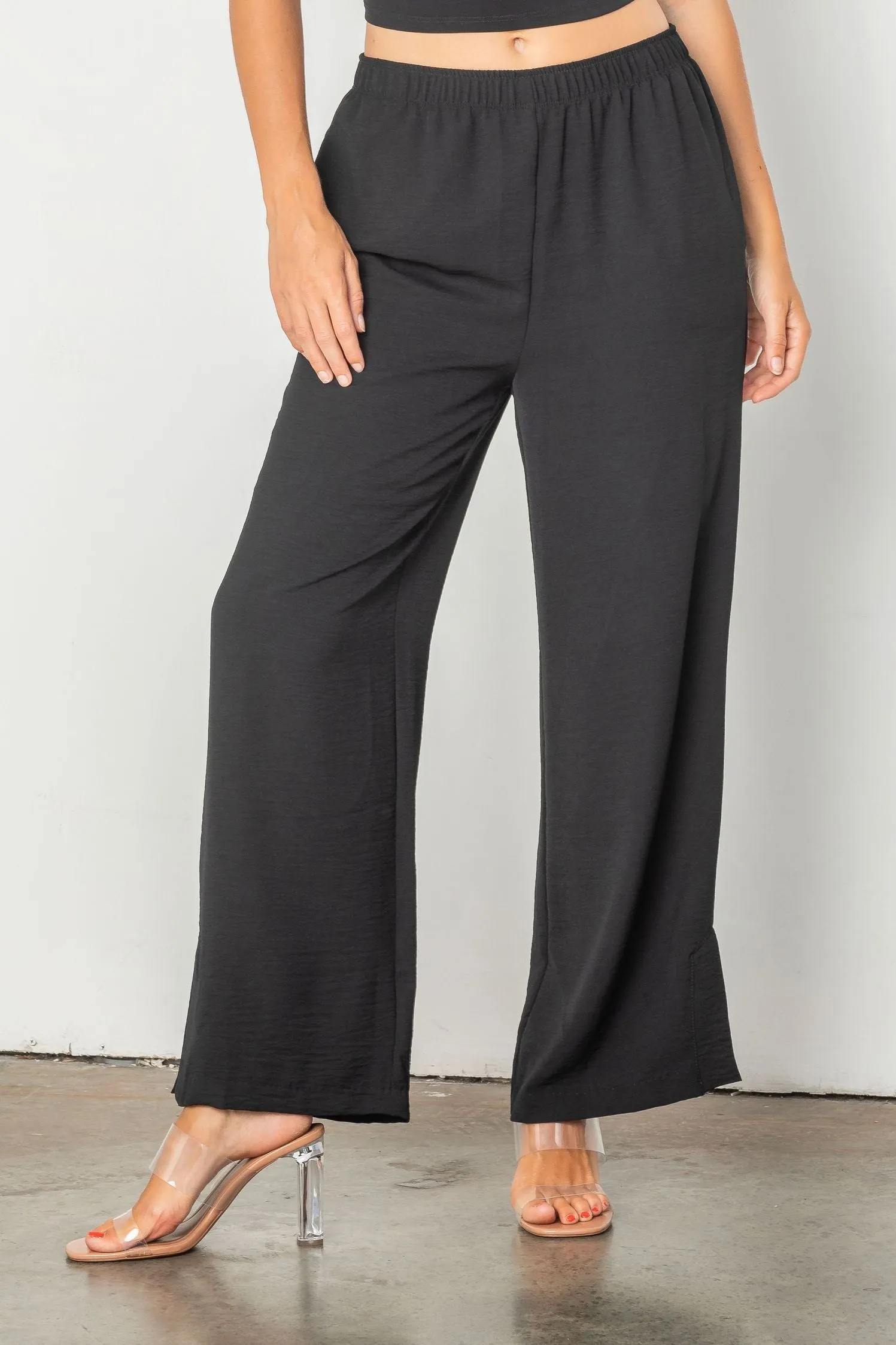 Plus Size Pull Up Pant With Side Detail