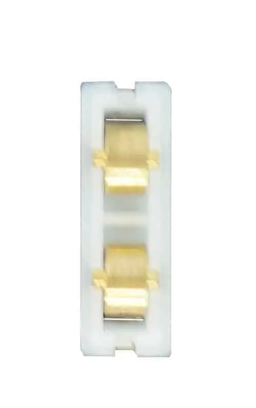 Slider Window Roller Housing with Brass Wheels