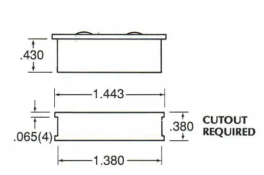 Slider Window Roller Housing with Brass Wheels