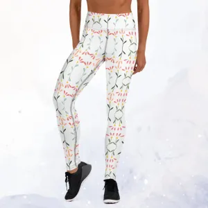 Spring Floral Comfy Dance Leggings